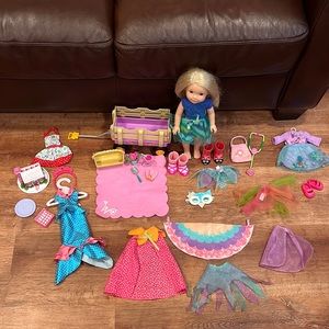 American girl wellie wisher doll and accessories